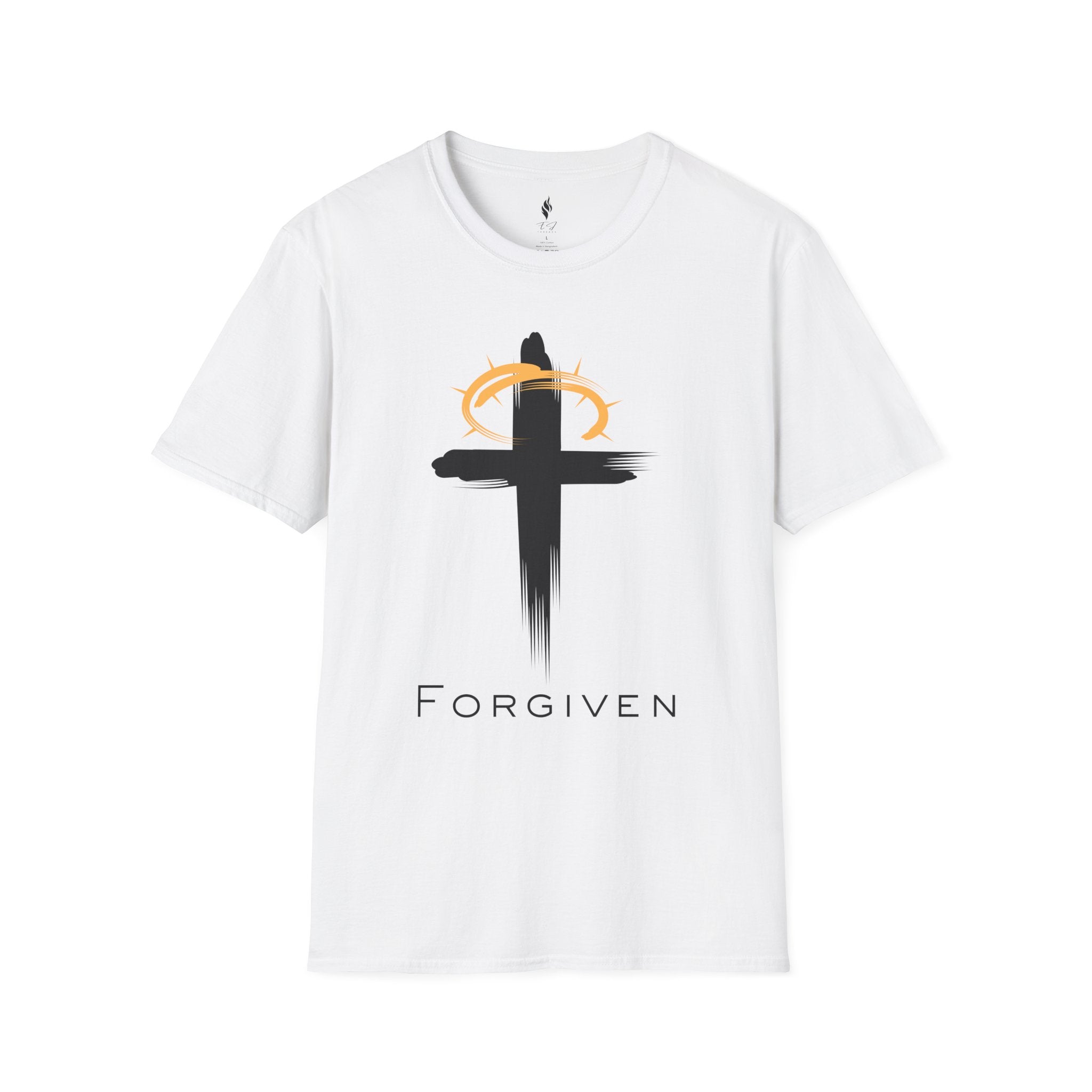 Forgiven Unisex Softstyle T-Shirt - Spiritual Inspiration Tee