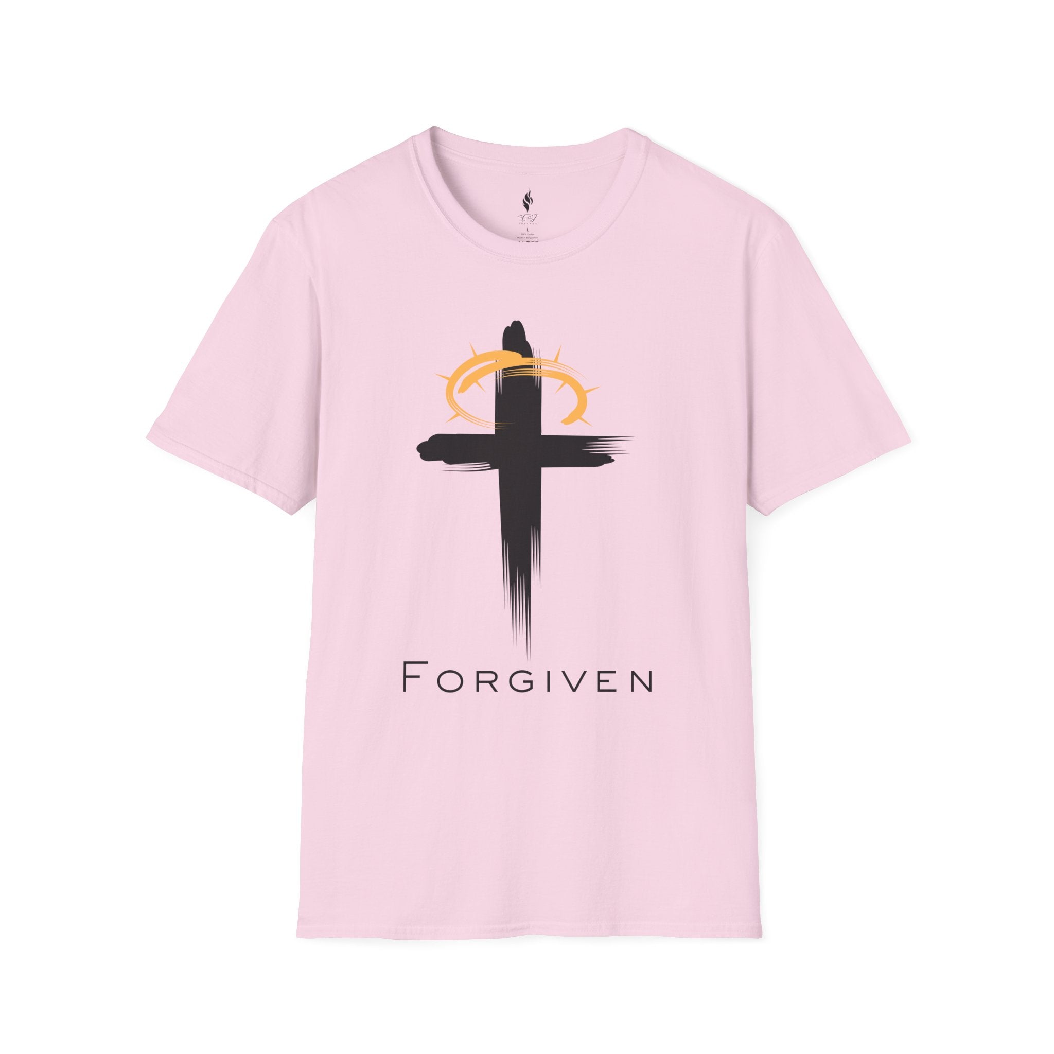 Forgiven Unisex Softstyle T-Shirt - Spiritual Inspiration Tee