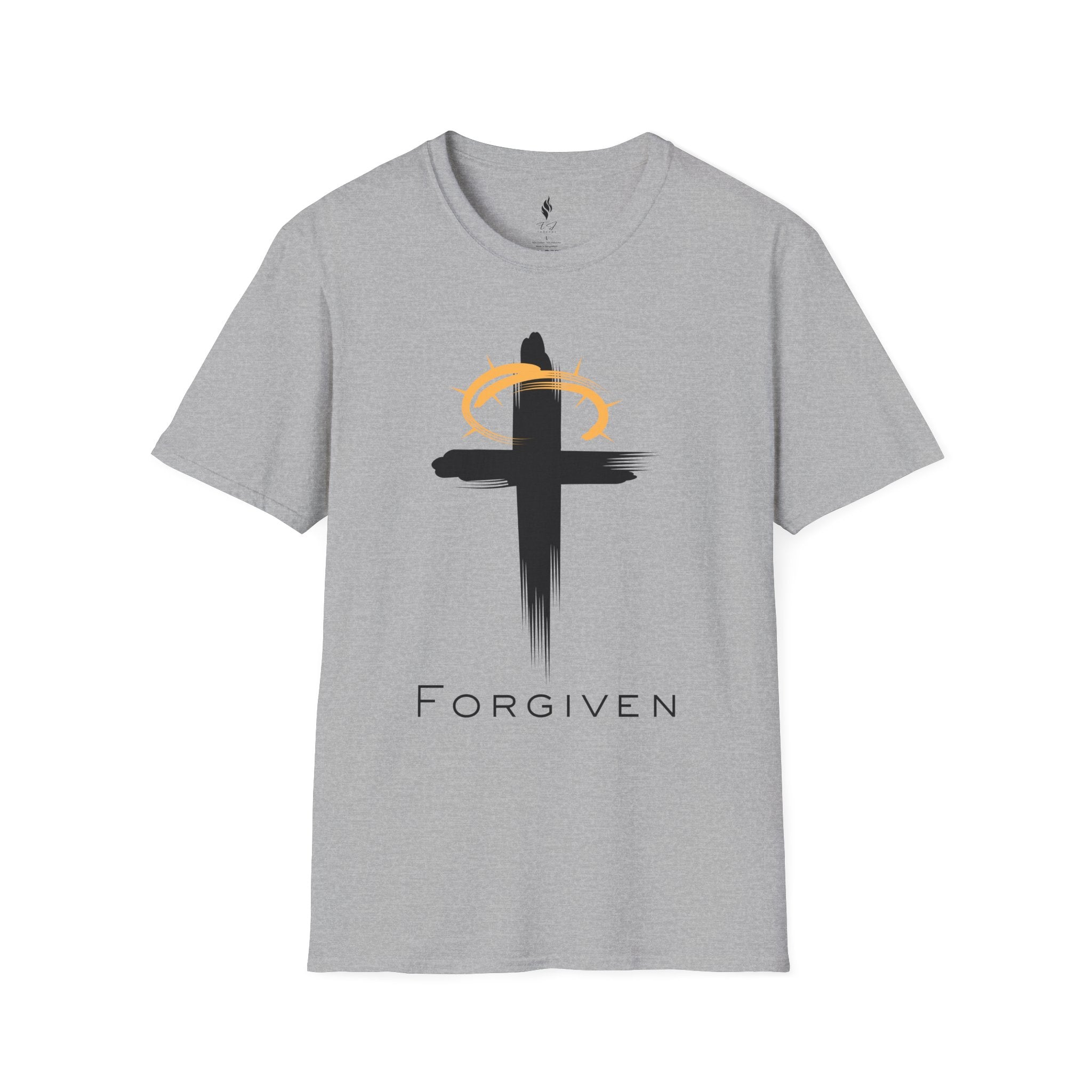 Forgiven Unisex Softstyle T-Shirt - Spiritual Inspiration Tee