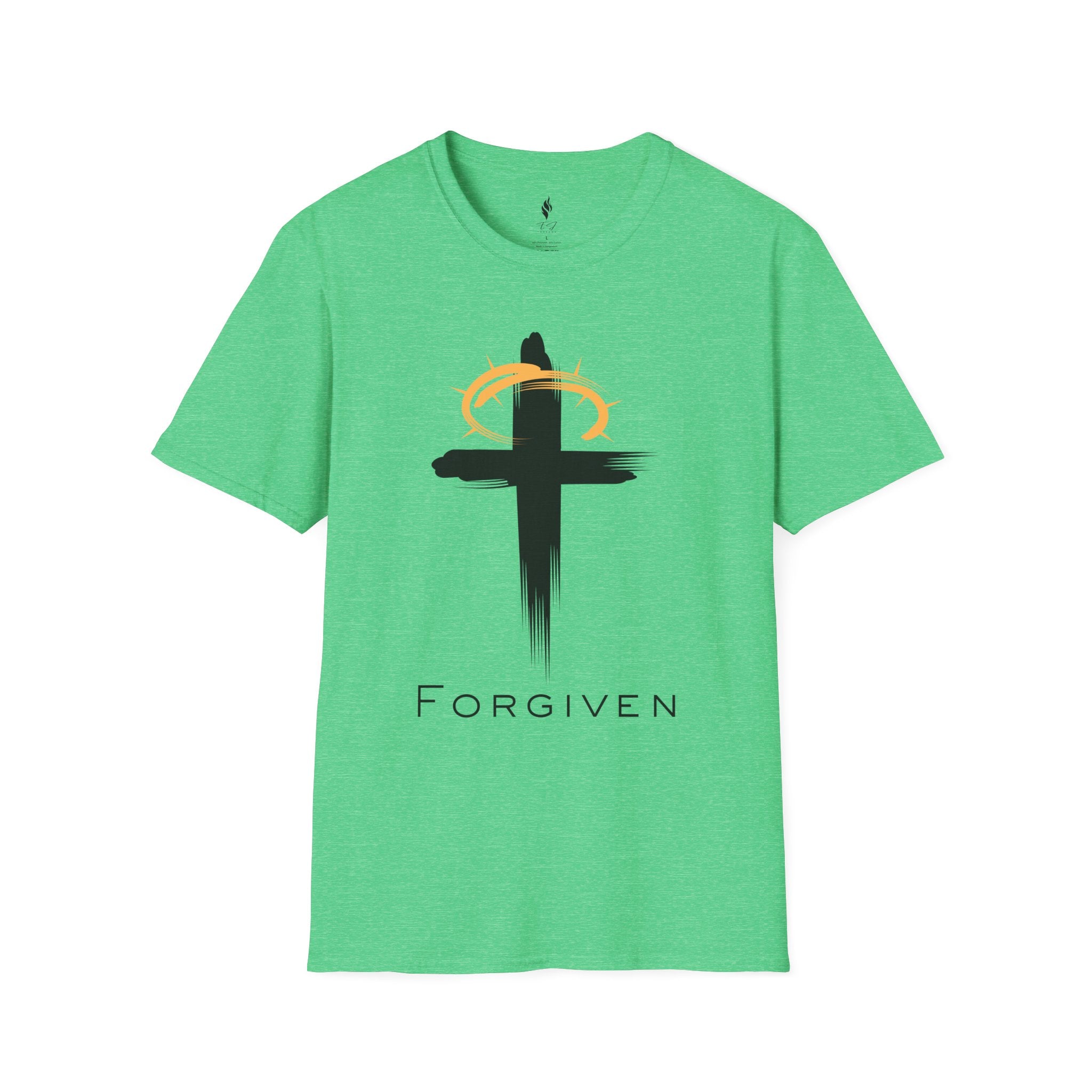 Forgiven Unisex Softstyle T-Shirt - Spiritual Inspiration Tee
