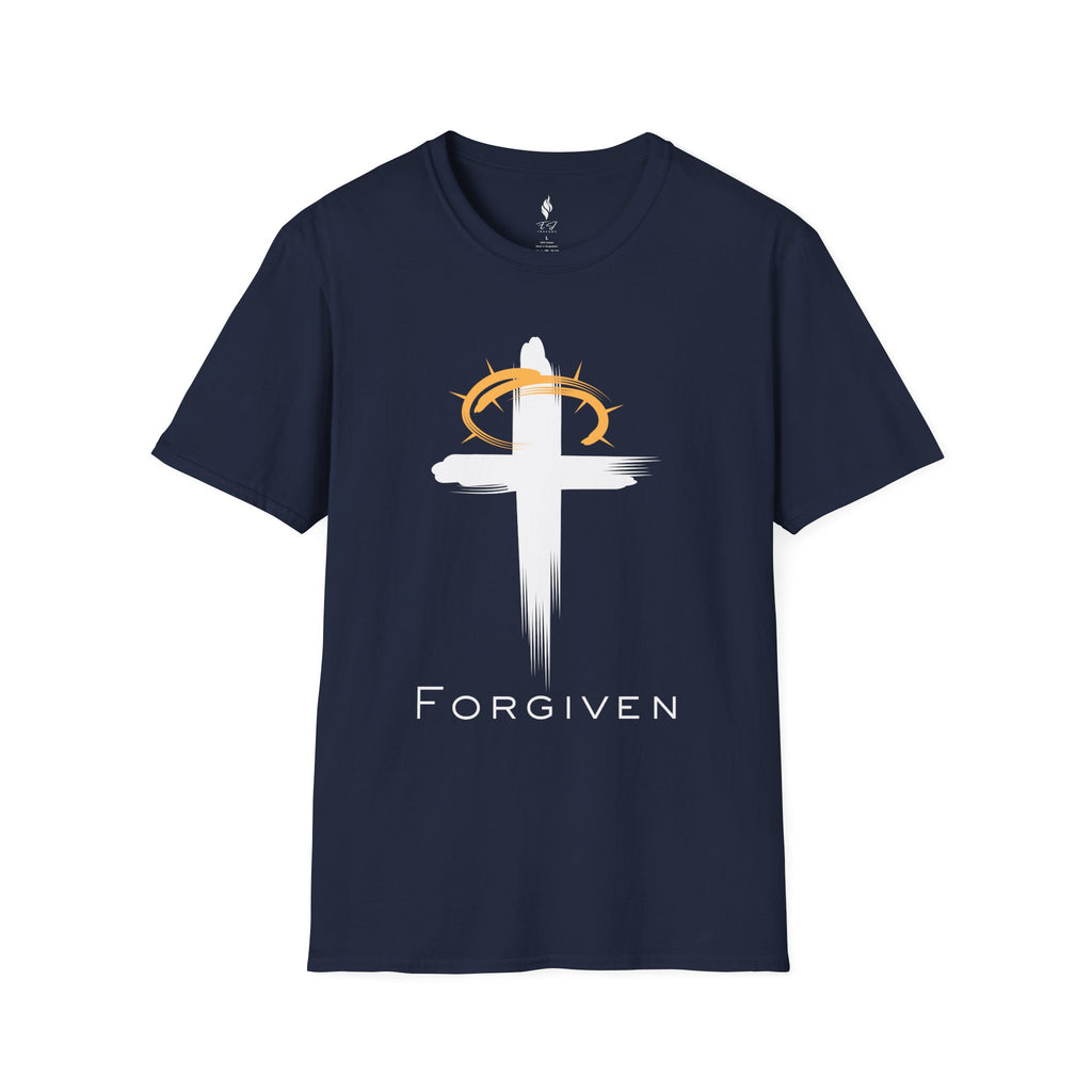 Forgiven Unisex Softstyle T-Shirt - Spiritual Inspiration Tee